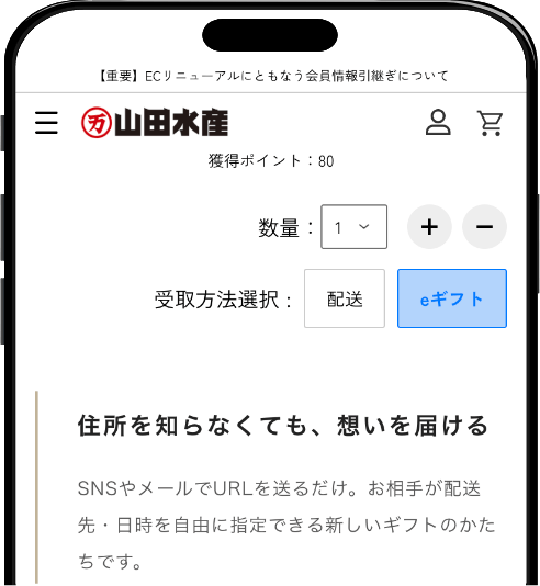 eギフトキャプチャ画像